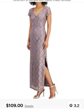 macy's rose gold dress Nightway Plus Size Off-The-Shoulder Sequined Gown - Macy's